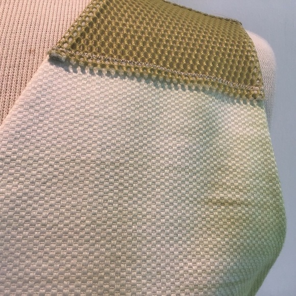 Elie Tahari v neck sleeveless mesh shoulder watercolor print sheath Dres… - Picture 3 of 10